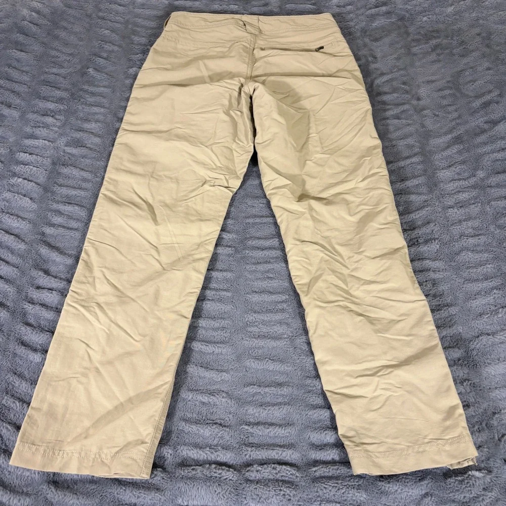 The North Face Mens 30 Regular Khaki Nylon Hiking Cargo Pants Tan AT231